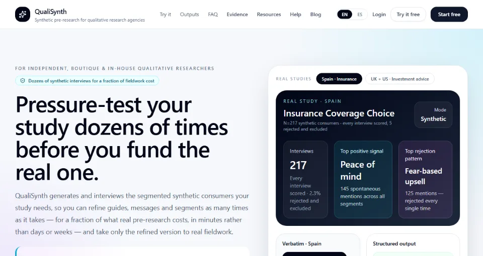 QualiSynth website